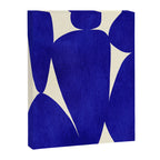 Abstract cutout 04-blue Canvas Print Gallery Image 6