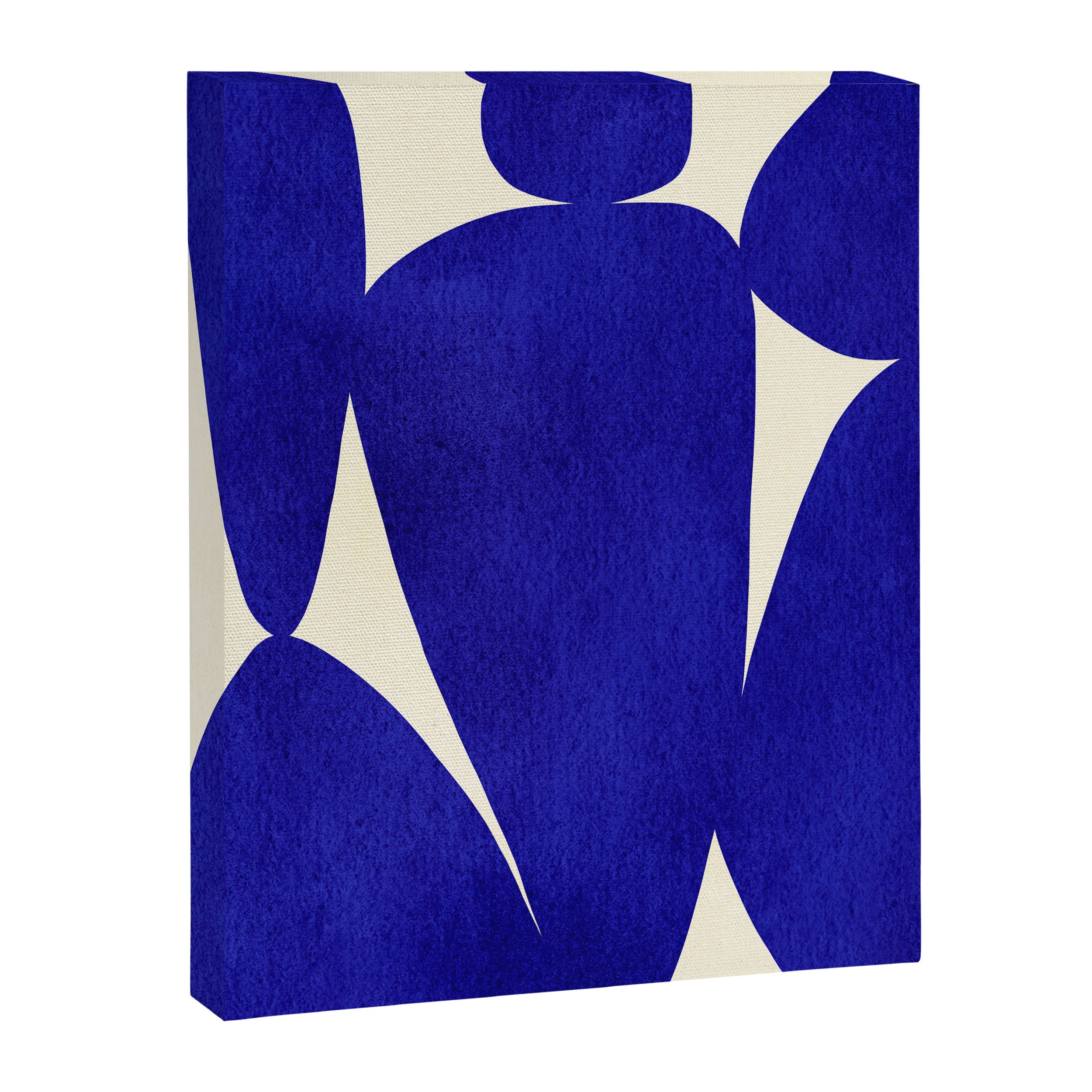 Abstract cutout 04-blue Canvas Print Gallery Image 6