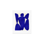 Abstract cutout 04-blue Art Print Gallery Image 1