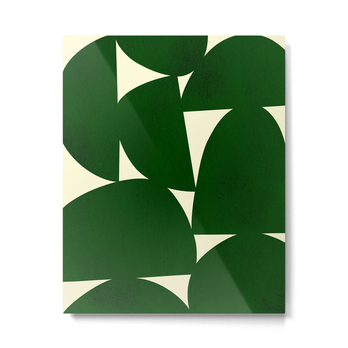 Abstract D03-green Metal Print Gallery Image 1
