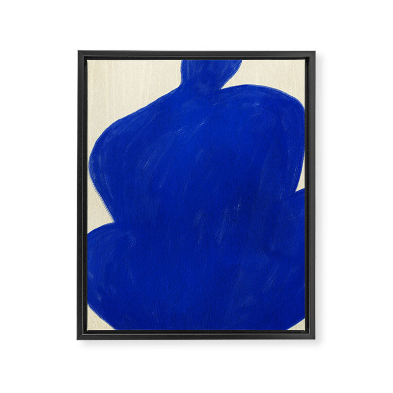 Abstract organic shape Framed Canvas Print Gallery Image 1