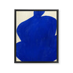 Abstract organic shape Framed Canvas Print Gallery Image 6