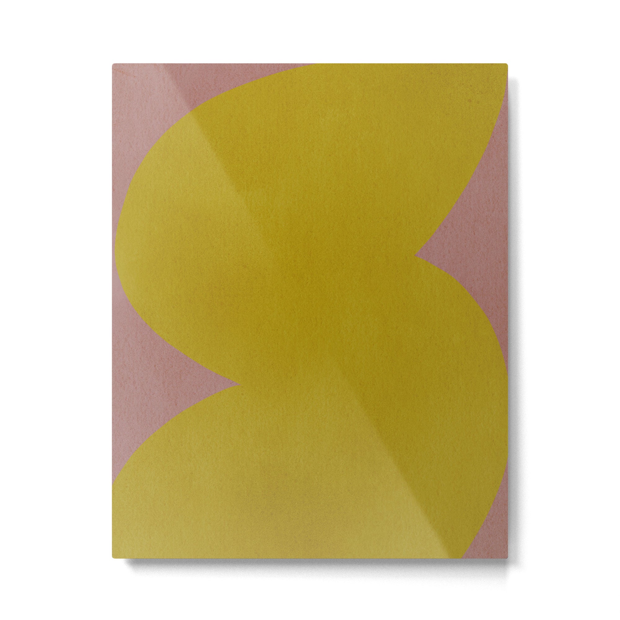 Abstract shape-gold Metal Print Gallery Image 4