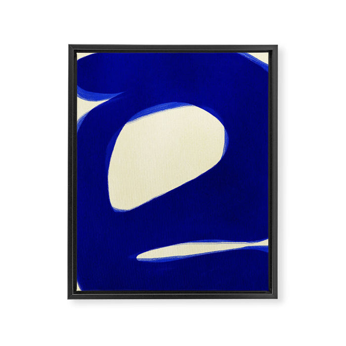 Abstract shape-p Framed Canvas Print Gallery Image 1