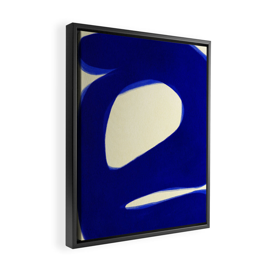 Abstract shape-p Framed Canvas Print Gallery Image 2
