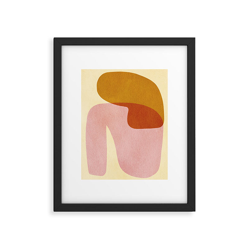 Abstract shapes 01 Framed Art Print Gallery Image 5