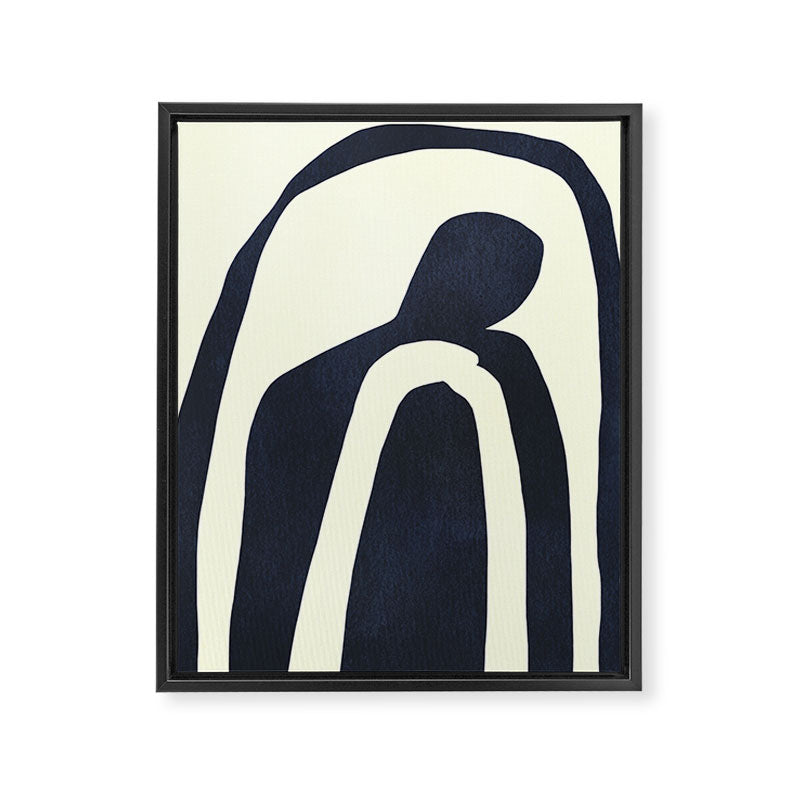 Abstract shapes 03  Framed Canvas Print Gallery Image 3