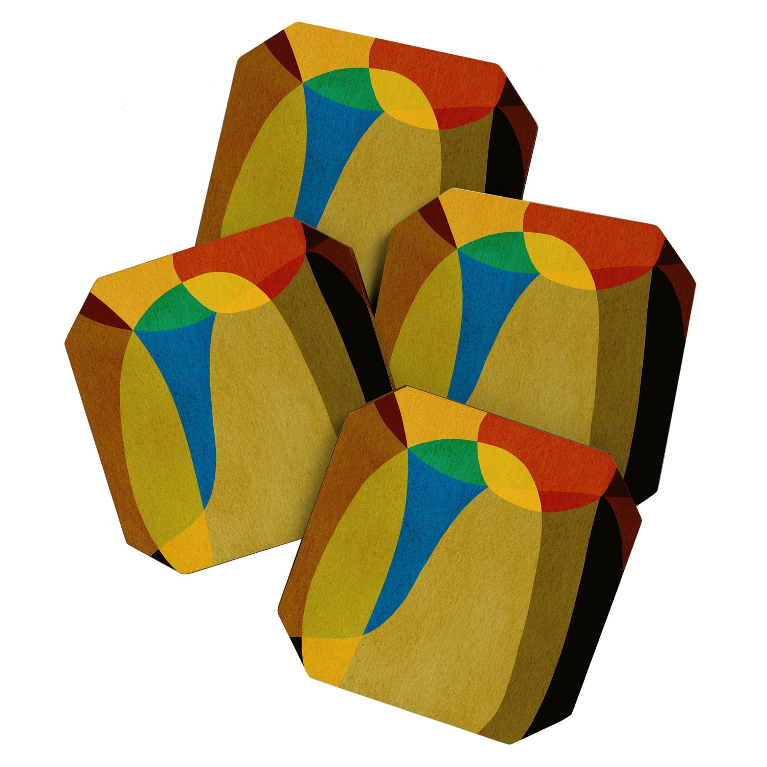 Abstract shapes 05 Coaster Gallery Image 1