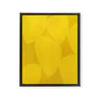 Abstract shapes-yellow gold Framed Canvas Print Gallery Image 6