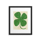 Abstract W-good luck.green Framed Art Print Gallery Image 5