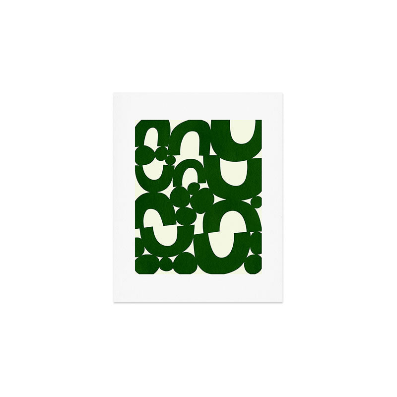 Abstract024-green Art Print Gallery Image 1