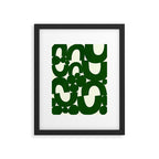 Abstract024-green Framed Art Print Gallery Image 6