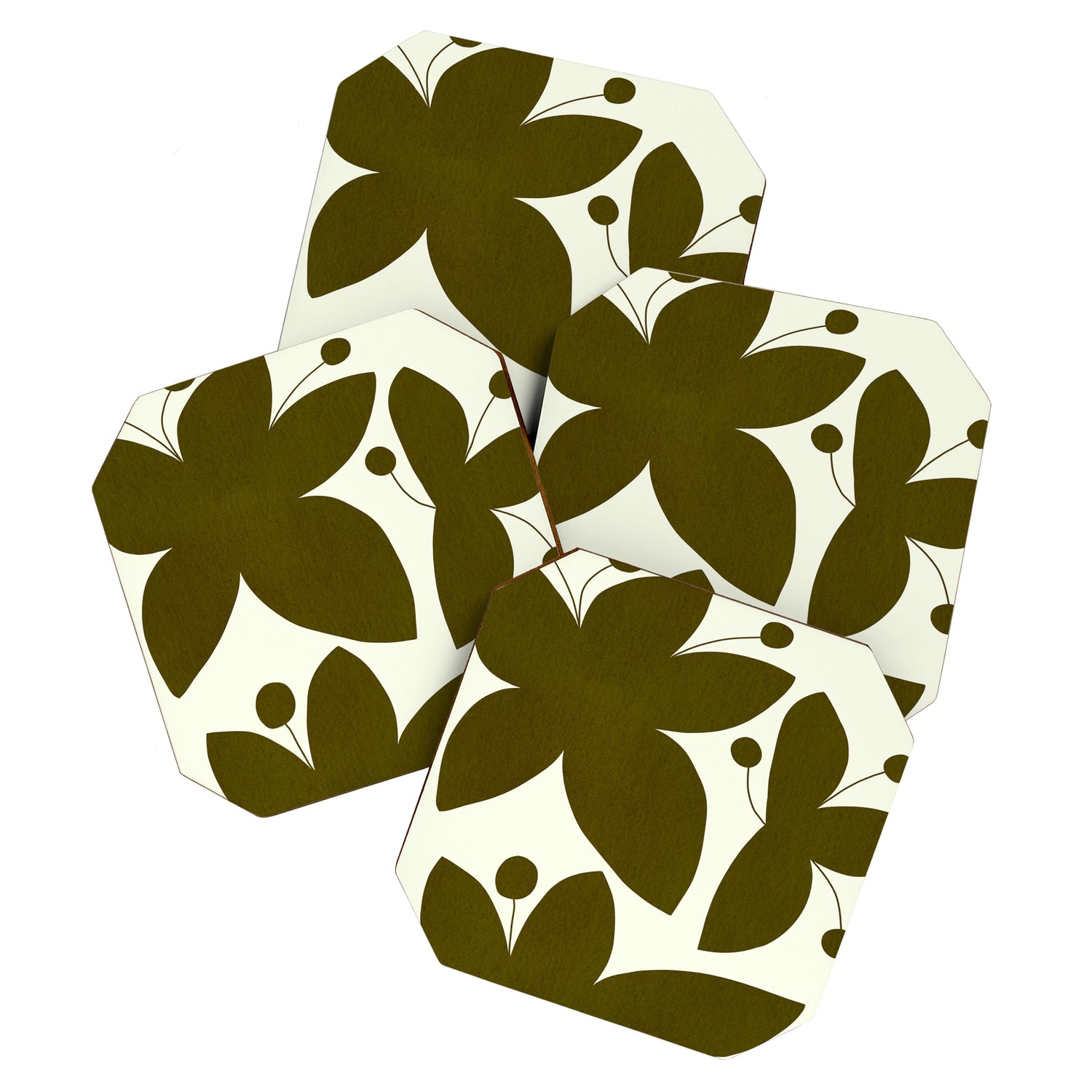 Abstract-botanical 13 Coaster Gallery Image 1