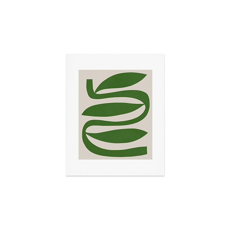 Abstract-botanical 21-green Art Print Gallery Image 1