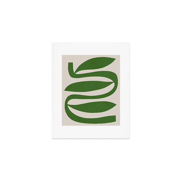 Abstract-botanical 21-green Art Print Gallery Image 1
