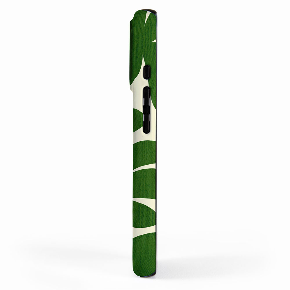 Abstract-botanical 35 green iPhone Case Gallery Image 2