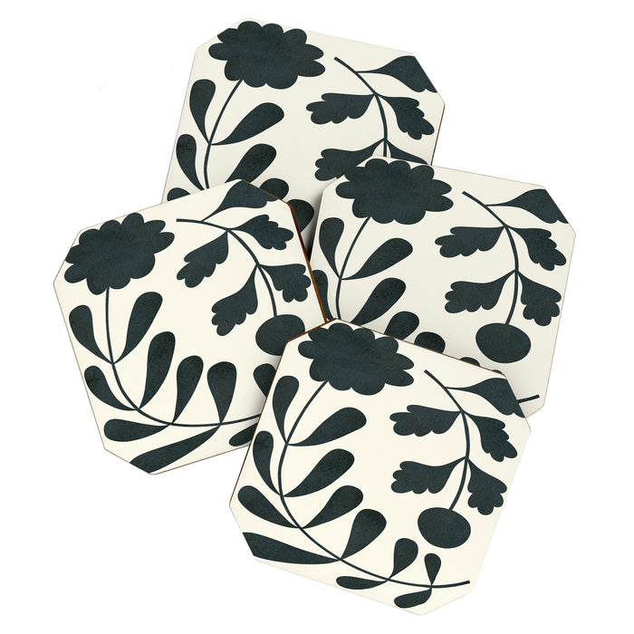 Abstract-botanical 42-3 Coaster Gallery Image 1