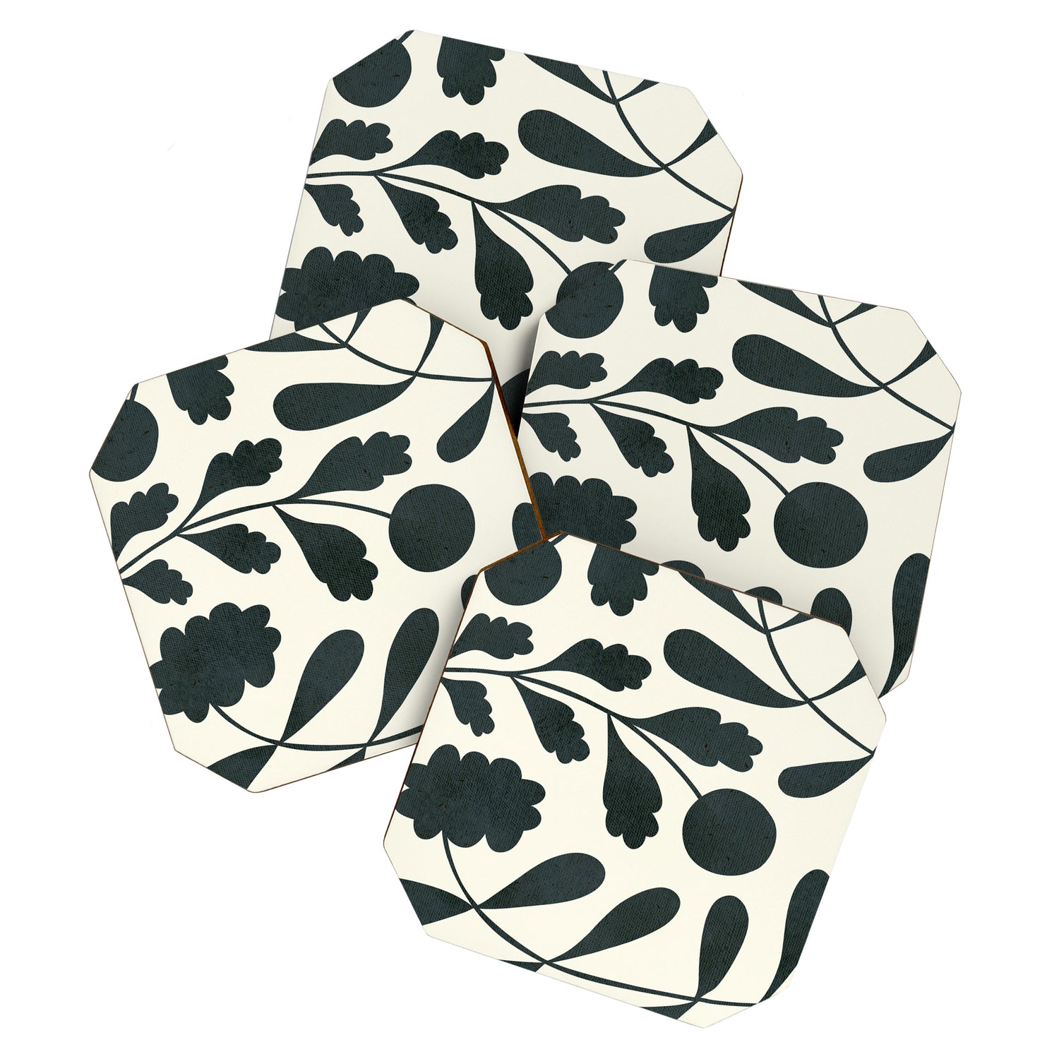 Abstract-botanical 42-4 Coaster Gallery Image 1