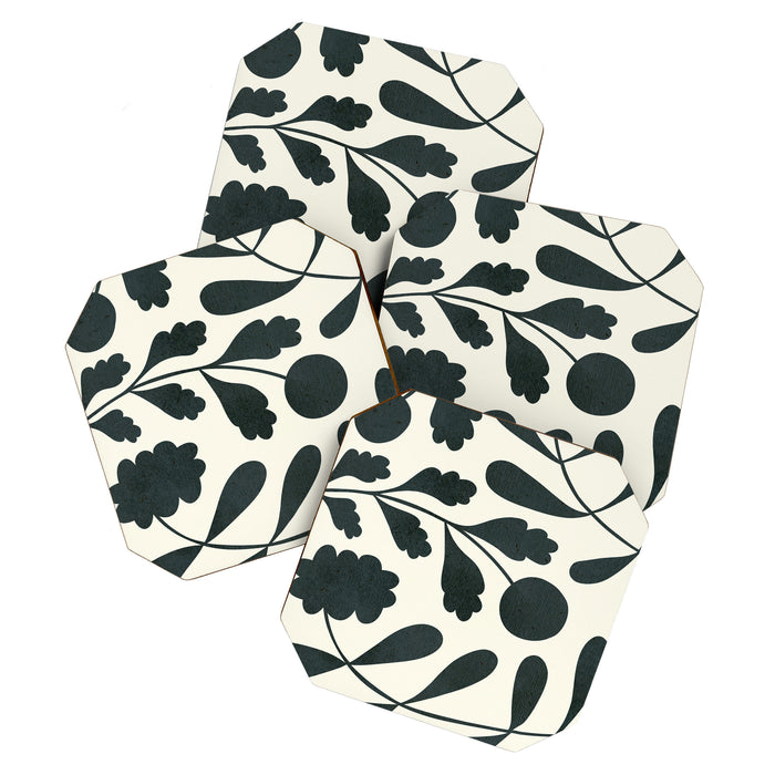 Abstract-botanical 42-4 Coaster Gallery Image 1