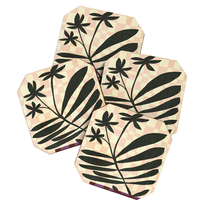 Abstract-botanical 45 Coaster Gallery Image 1