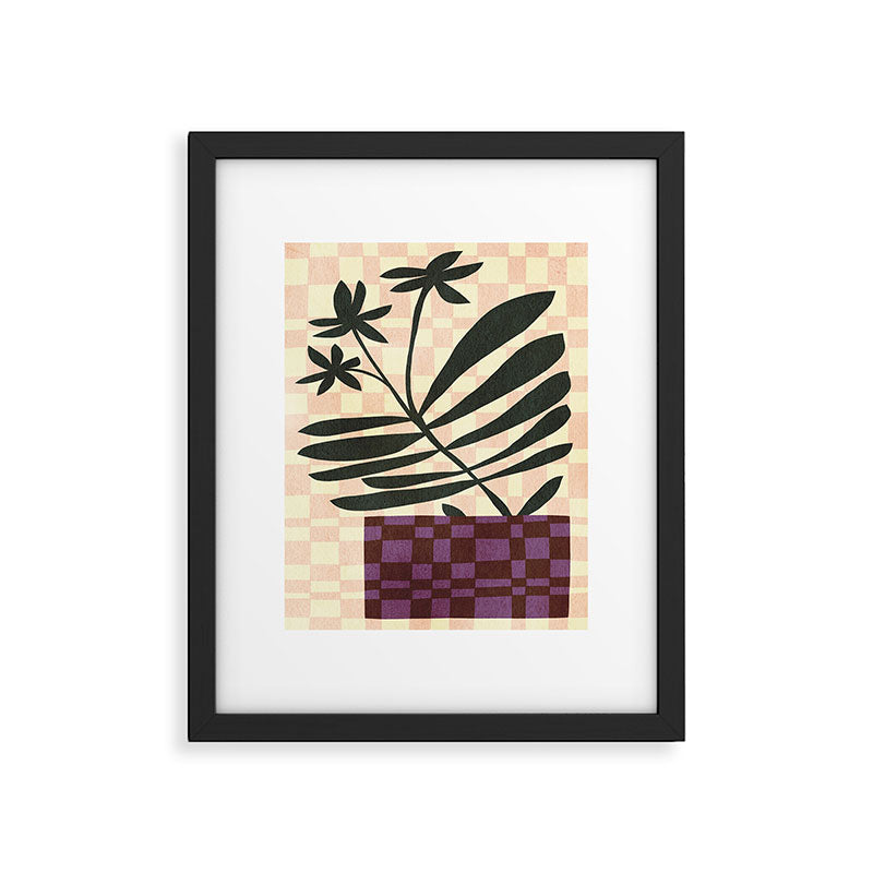 Abstract-botanical 45 Framed Art Print Gallery Image 5