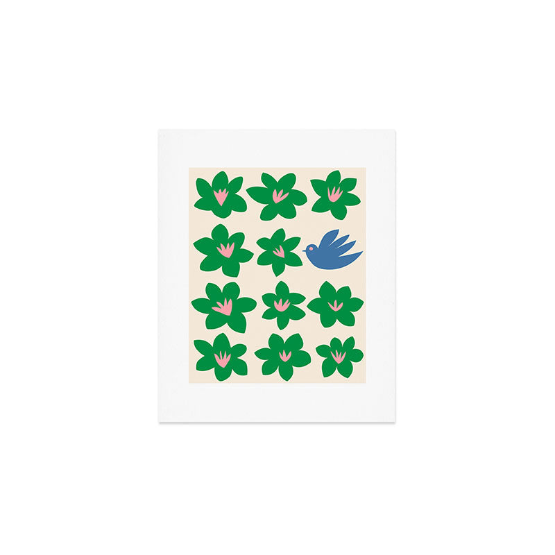 Blossom bird  Art Print Gallery Image 1