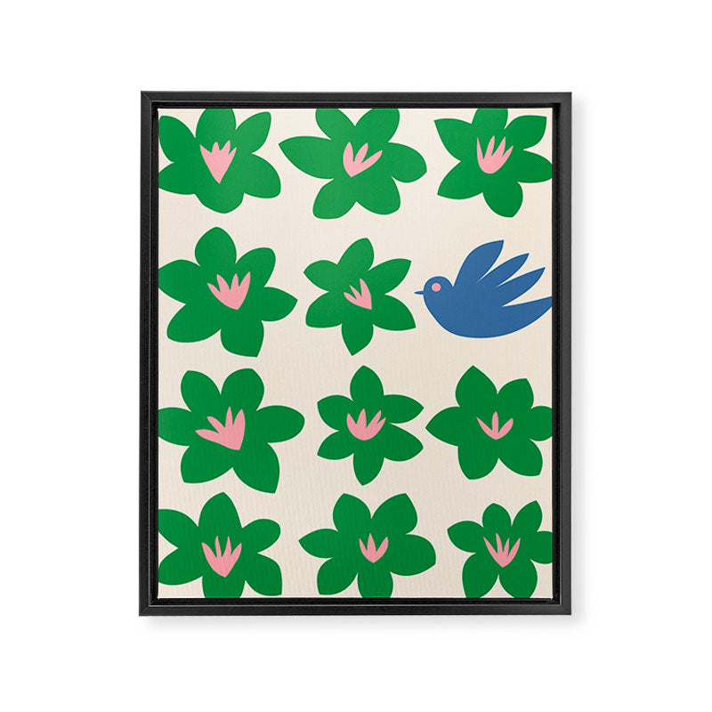 Blossom bird  Framed Canvas Print Gallery Image 6