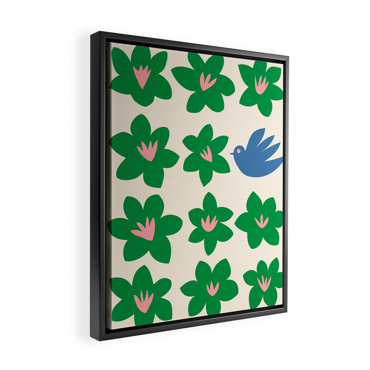 Blossom bird  Framed Canvas Print Gallery Image 2
