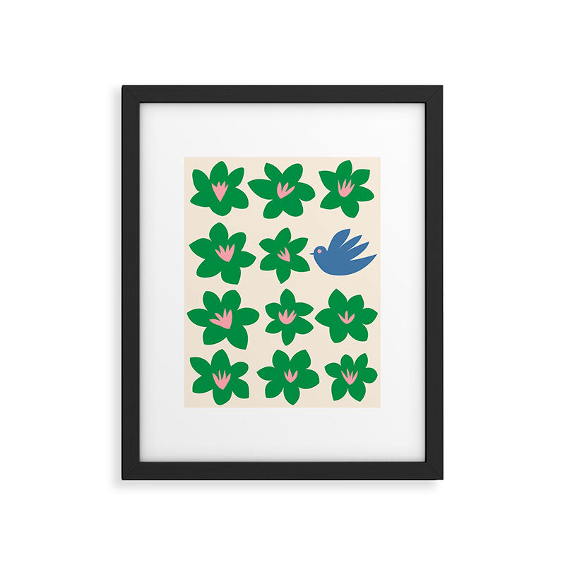 Blossom bird  Framed Art Print Gallery Image 4