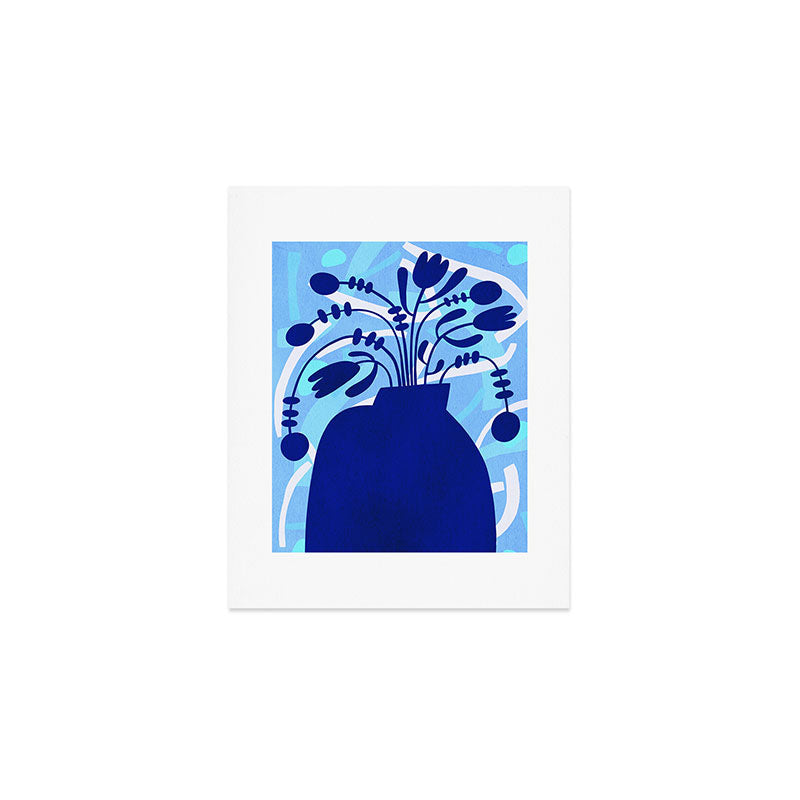 Blossom15-blue Art Print Gallery Image 1