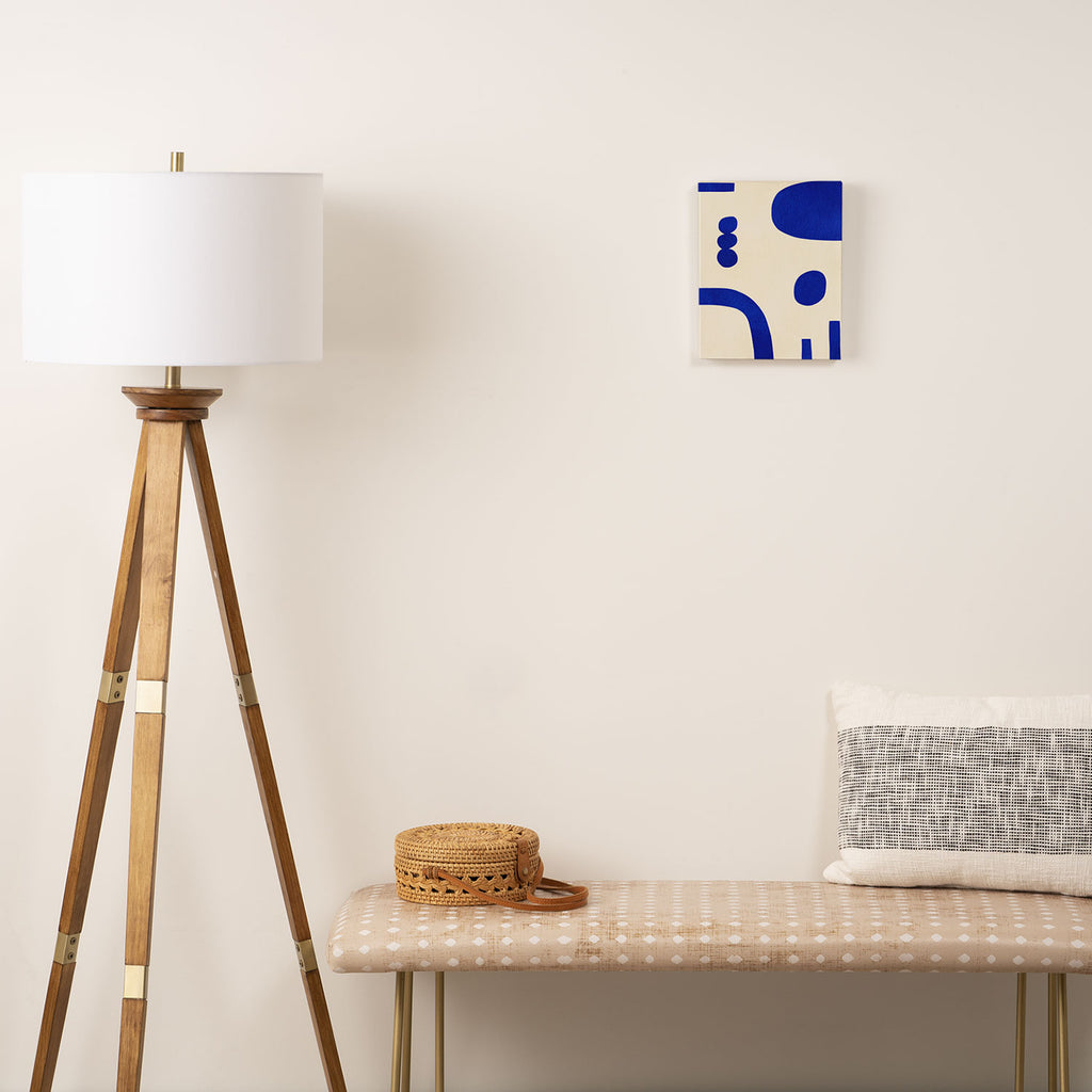 Composition n01-blue Canvas Print Gallery Image 2