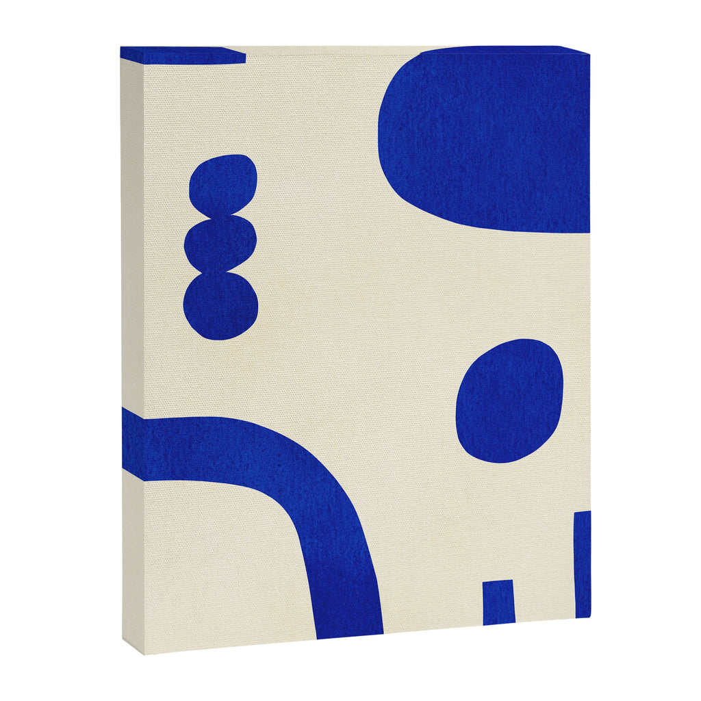 Composition n01-blue Canvas Print Gallery Image 6