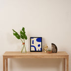 Composition n01-blue Framed Canvas Print Gallery Image 4