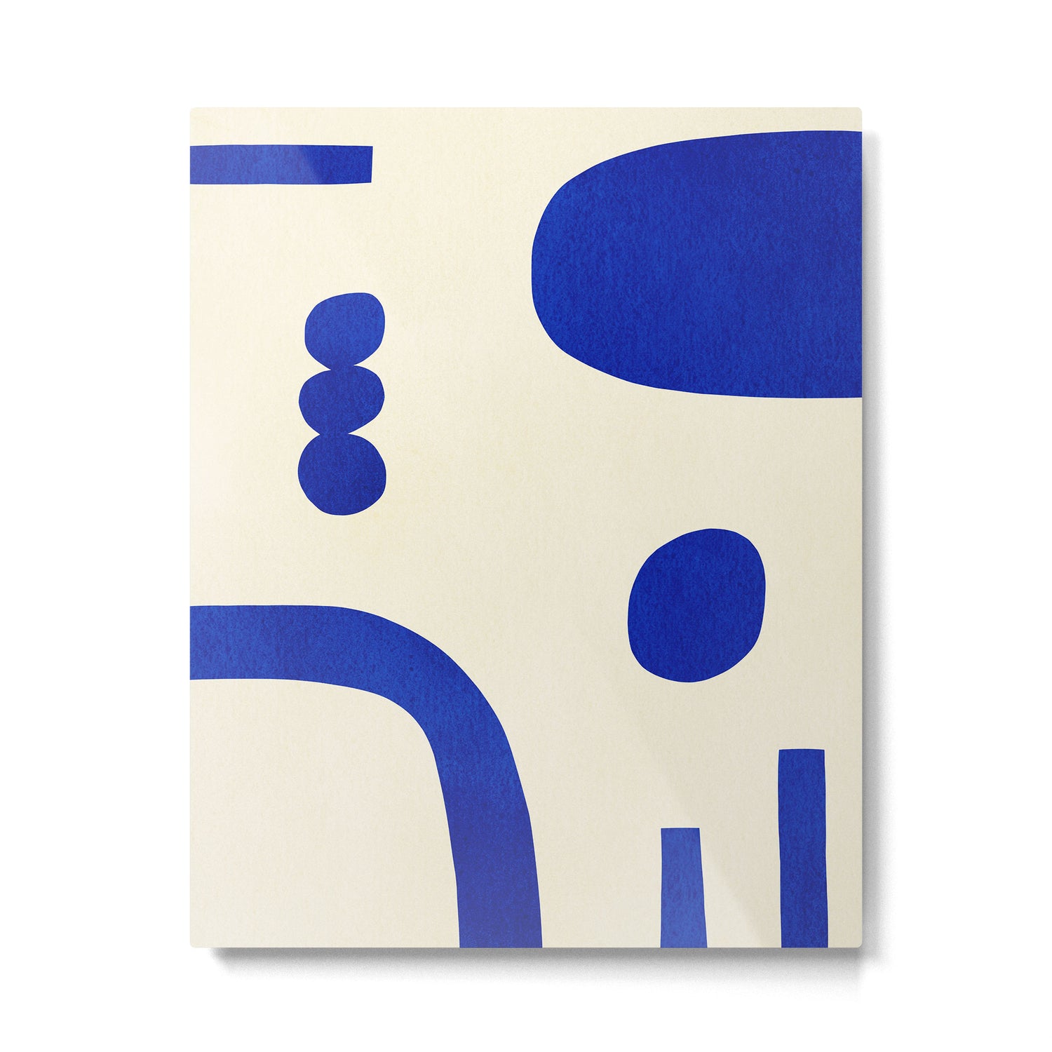 Composition n01-blue Metal Print Gallery Image 4