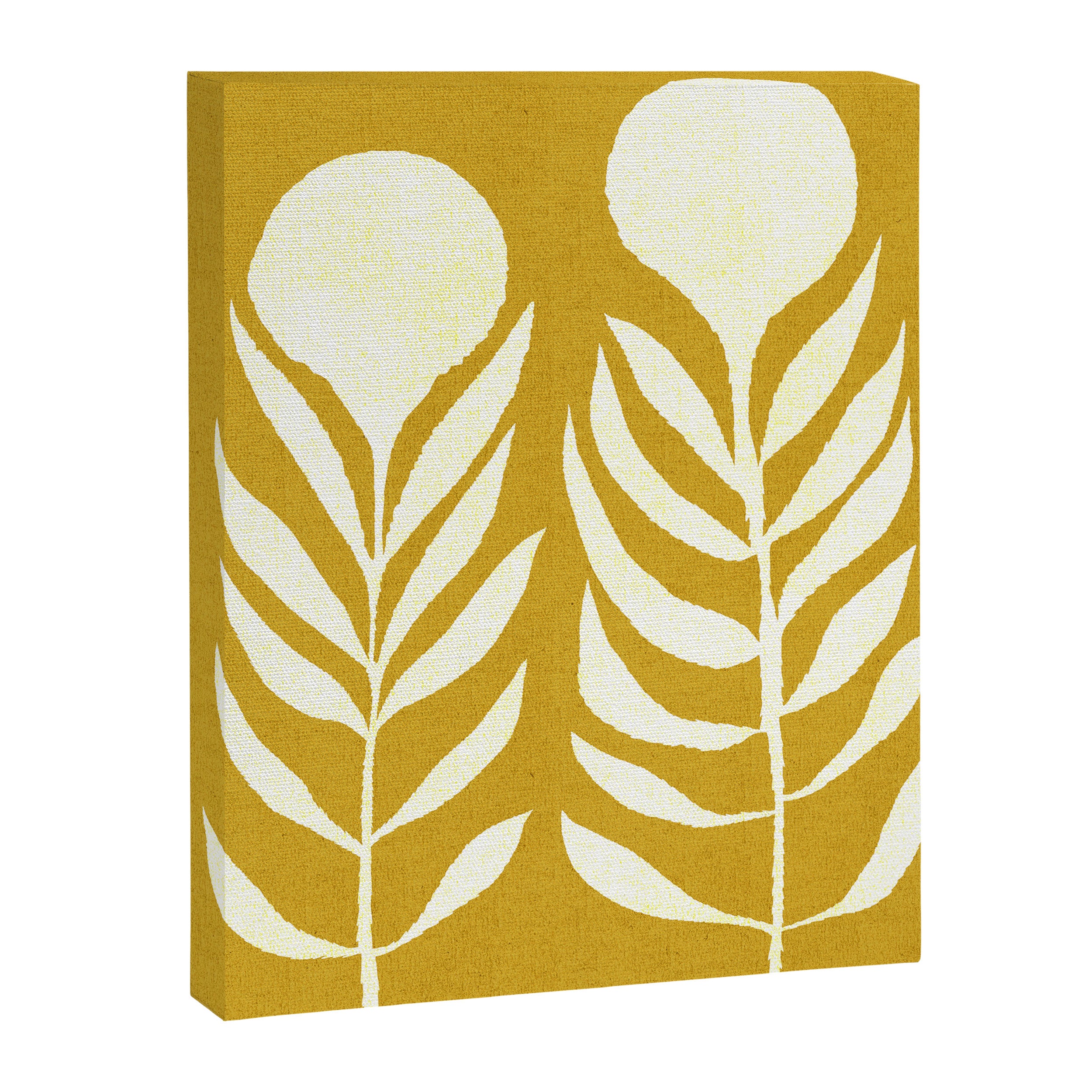 Flower 013-yellow Canvas Print Gallery Image 3