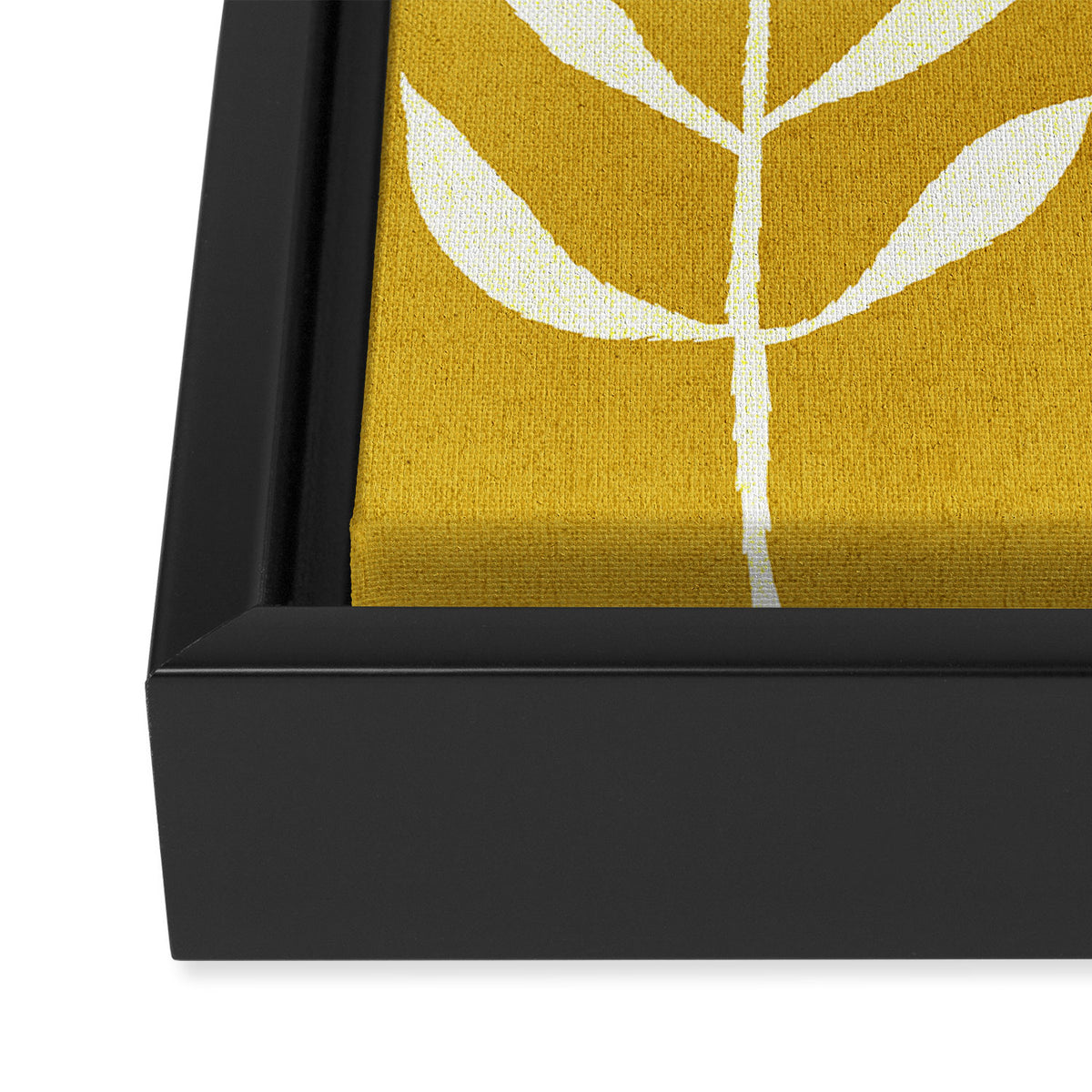 Flower 013-yellow Framed Canvas Print Gallery Image 3