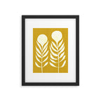 Flower 013-yellow Framed Art Print Gallery Image 4