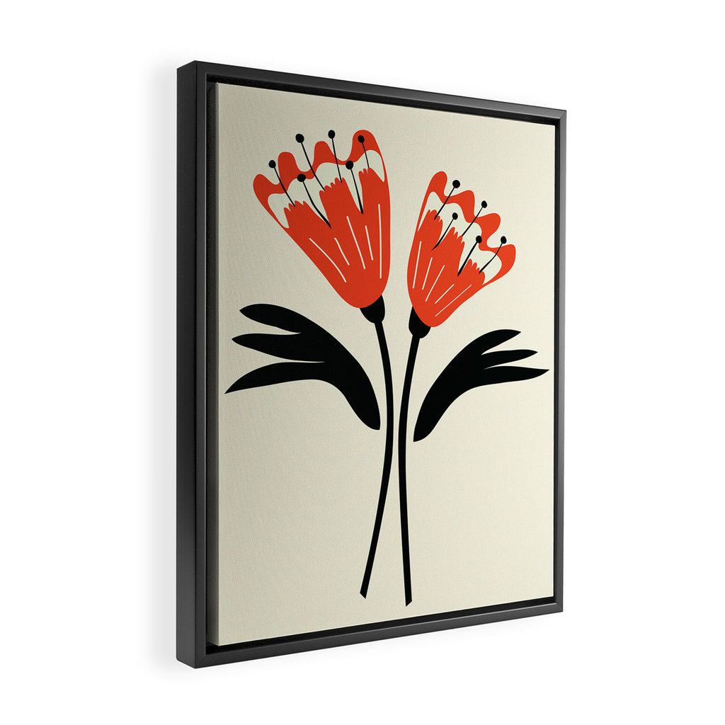 Flower09 Framed Canvas Print Gallery Image 2