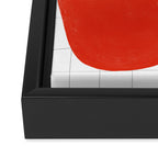 Minimal apple  Framed Canvas Print Gallery Image 3