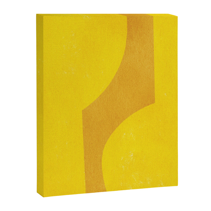 Minimal shape- yellow Canvas Print Gallery Image 1