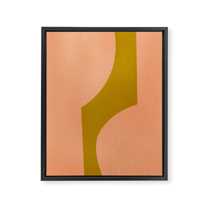 Minimal shape-colors  Framed Canvas Print Gallery Image 1