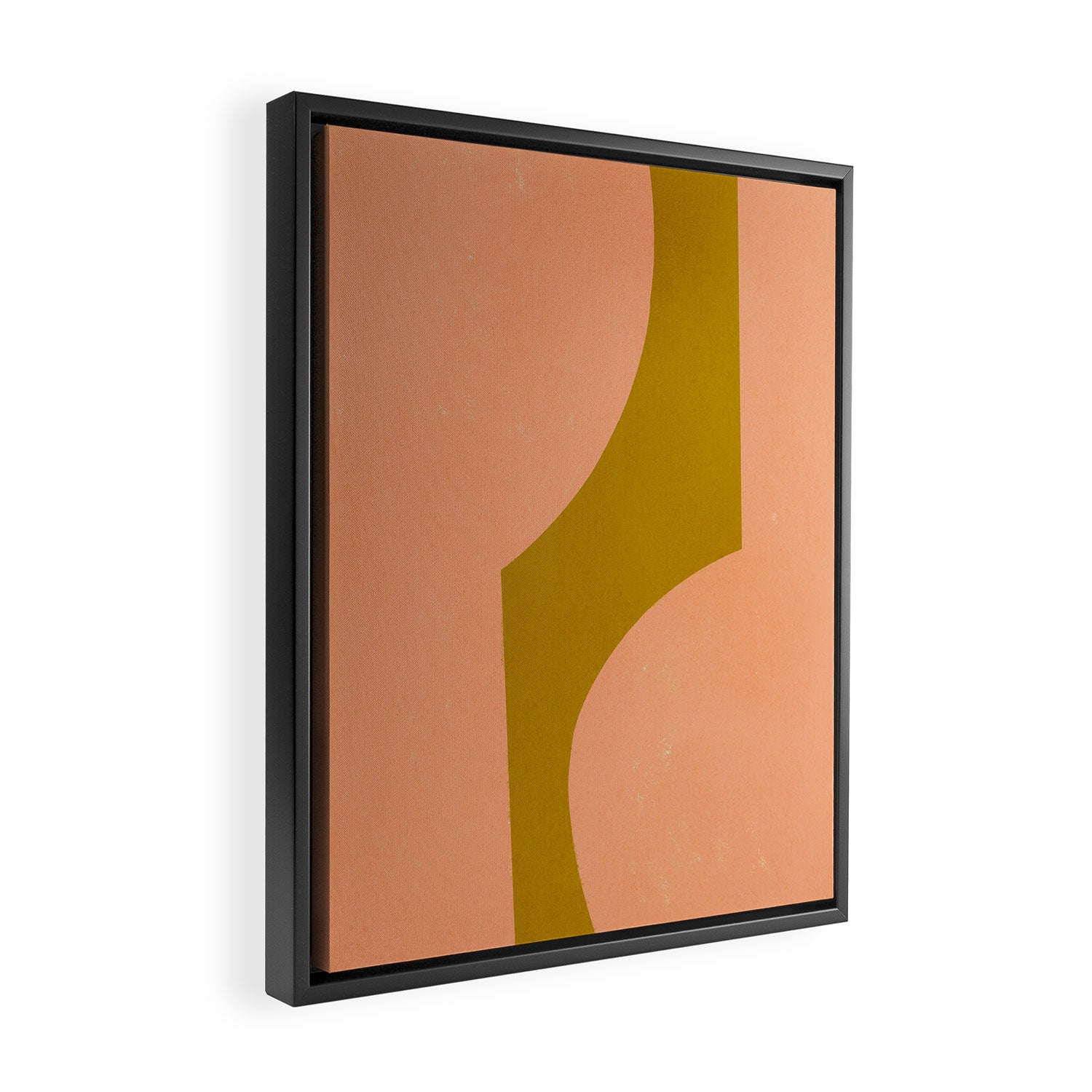 Minimal shape-colors  Framed Canvas Print Gallery Image 2