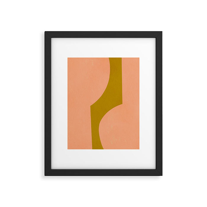 Minimal shape-colors  Framed Art Print Gallery Image 1