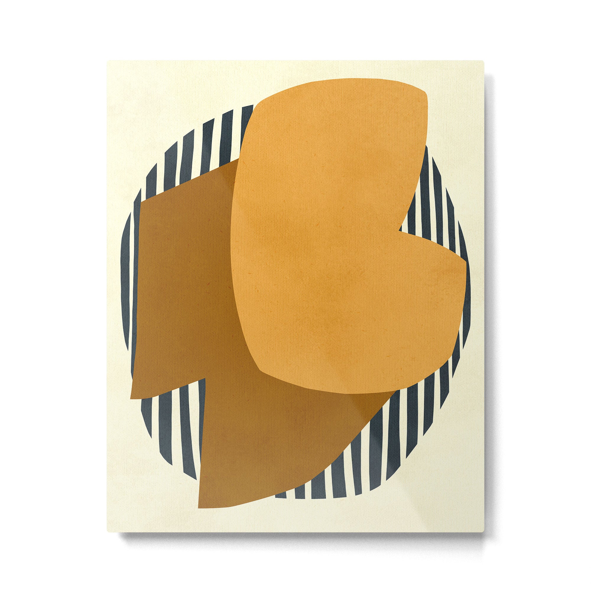 Modern abstract shape N01 Metal Print Gallery Image 4
