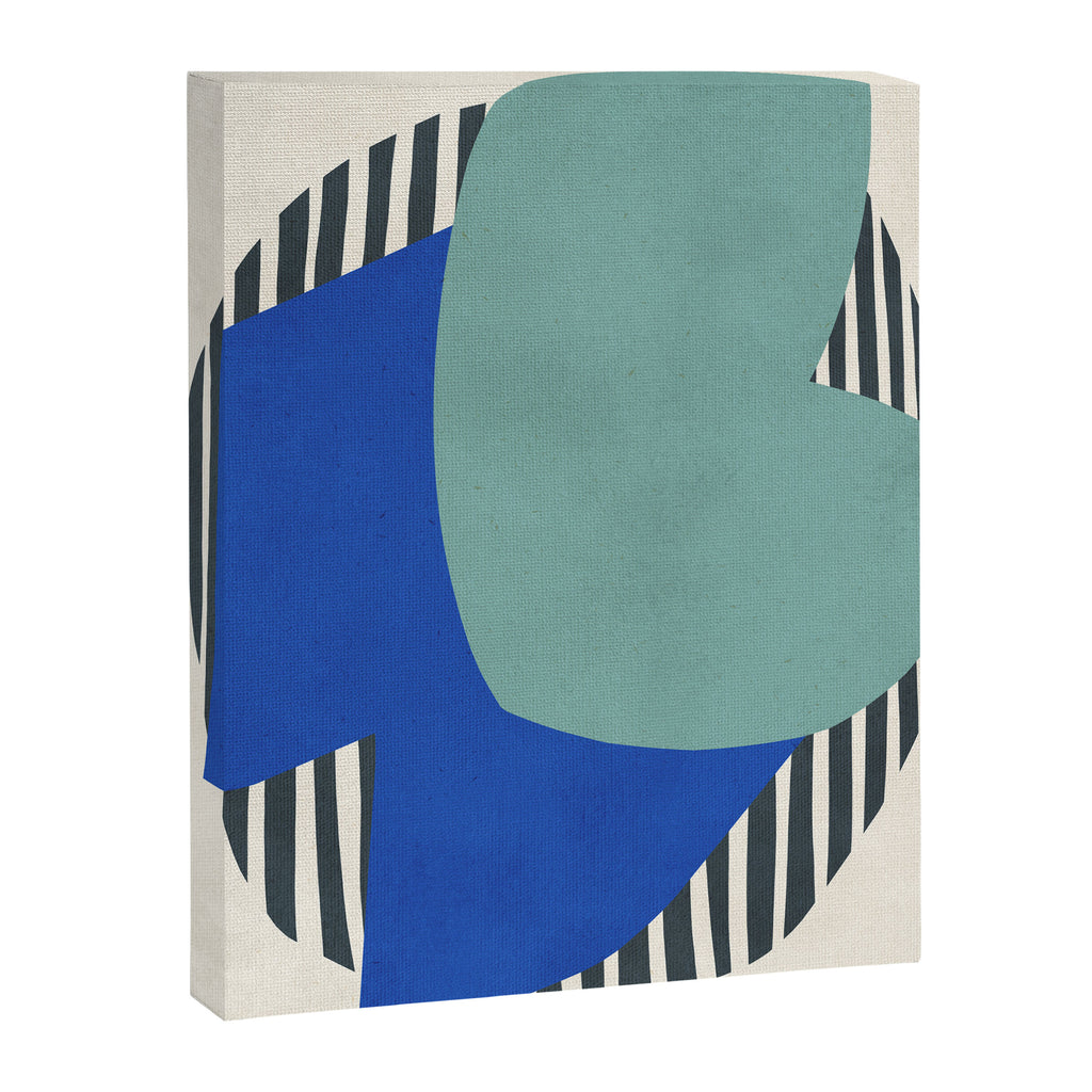 Modern abstract shape N02 Canvas Print Gallery Image 6
