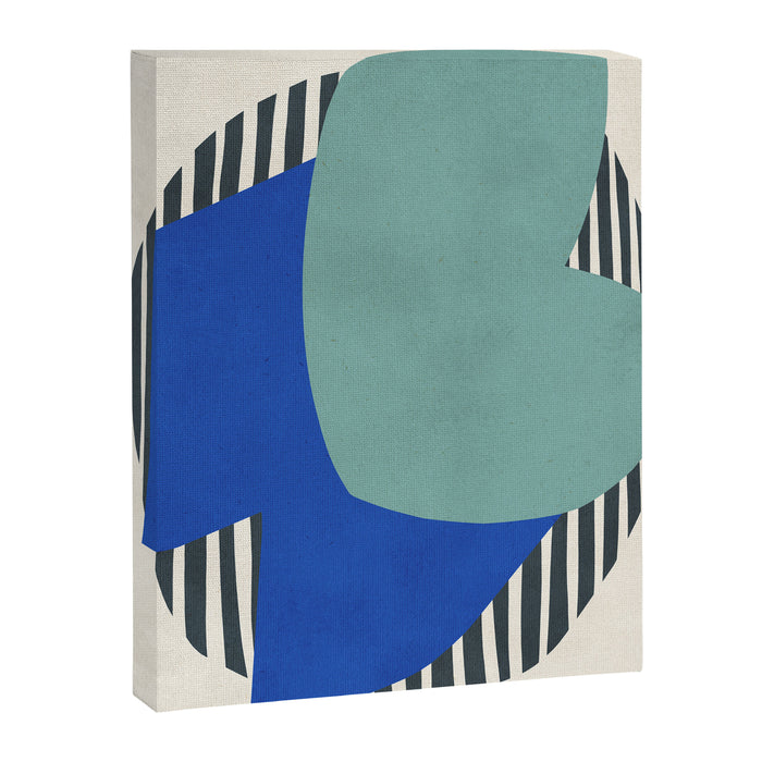 Modern abstract shape N02 Canvas Print Gallery Image 1