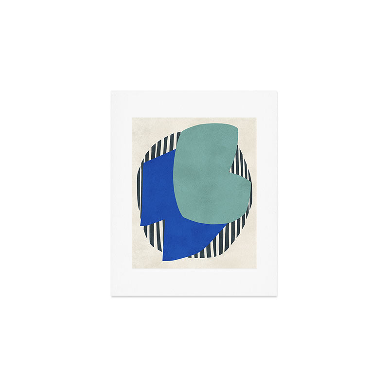 Modern abstract shape N02 Art Print Gallery Image 1