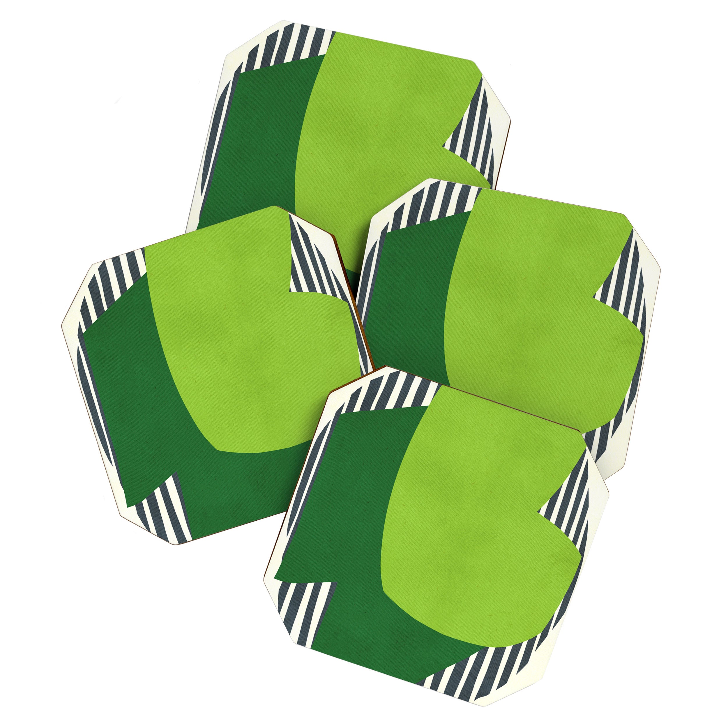 Modern abstract shape N03 Coaster Gallery Image 1