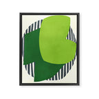 Modern abstract shape N03 Framed Canvas Print Gallery Image 6