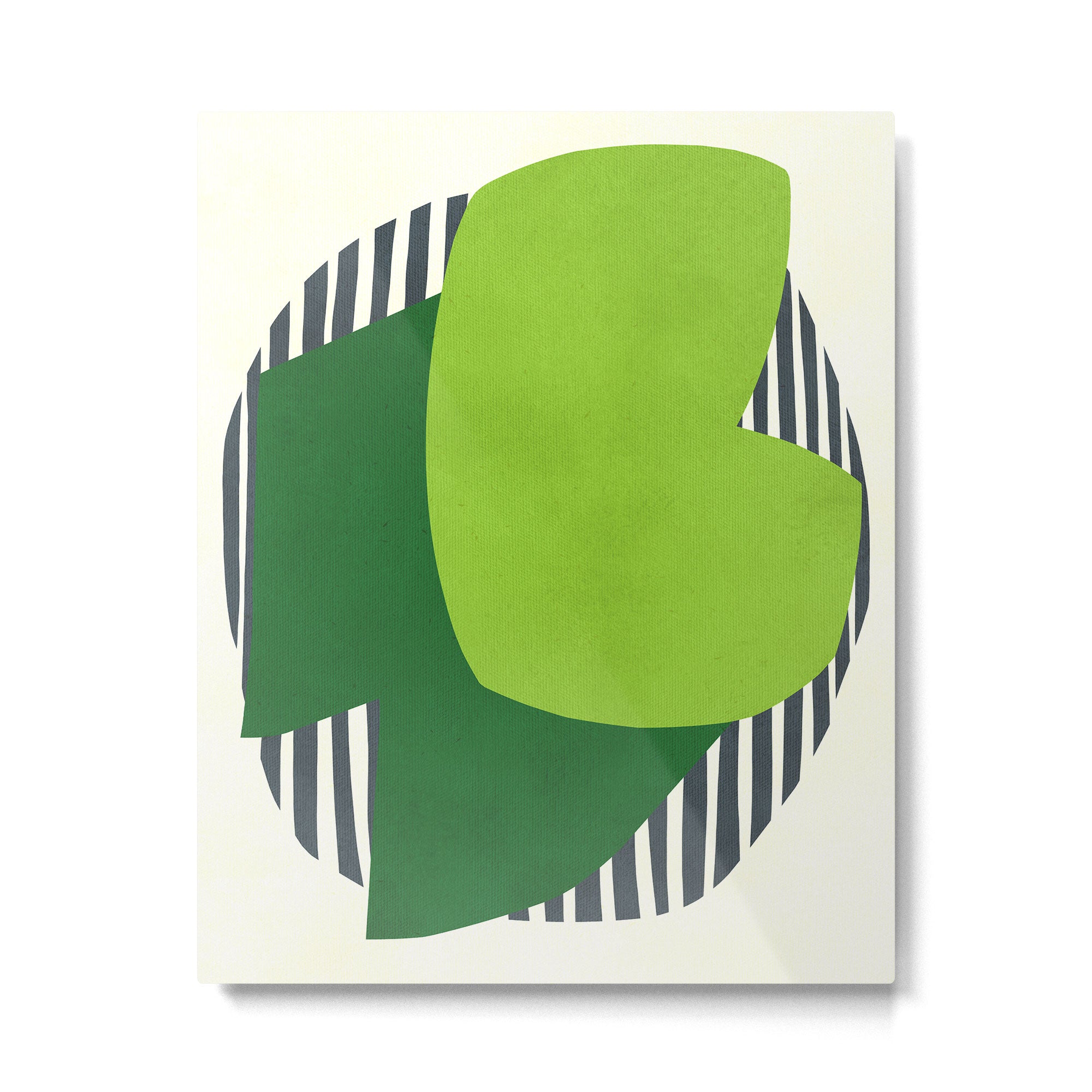 Modern abstract shape N03 Metal Print Gallery Image 4